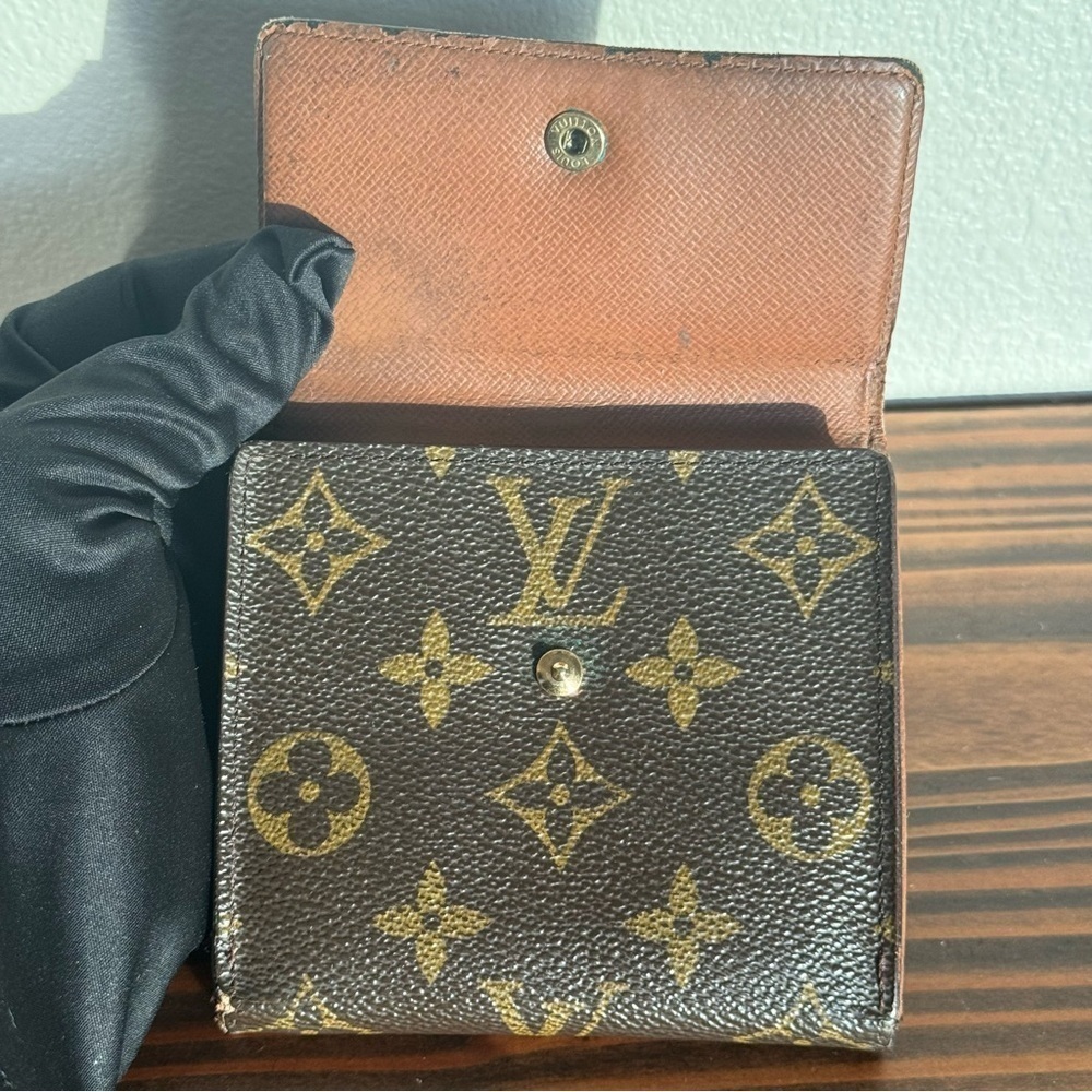 Louis Vuitton Elise Canvas Tri Fold Wallet - Picture 3 of 14